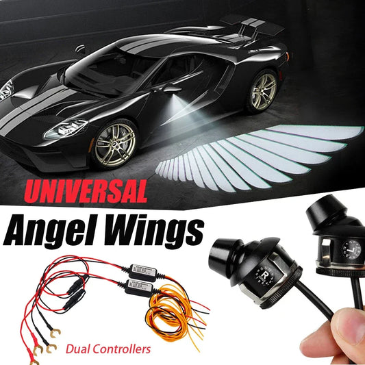 2Pcs Angel Wing LED Light For Car