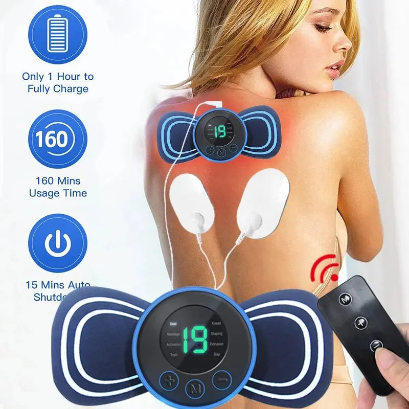 EMS Mini Portable Electric Pulse Neck Massager