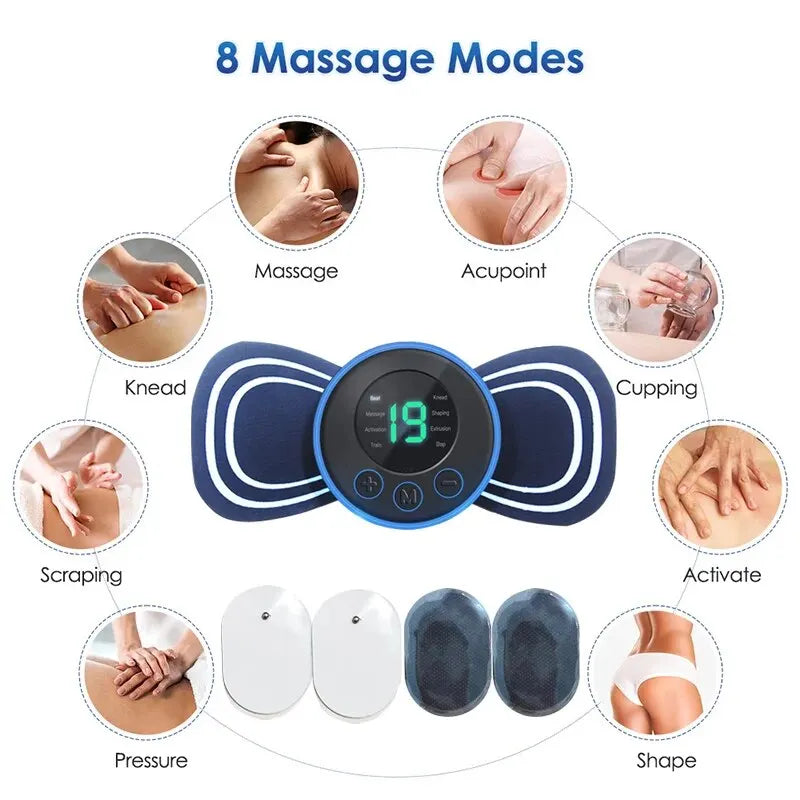 EMS Mini Portable Electric Pulse Neck Massager