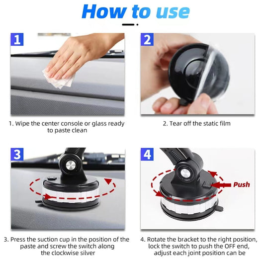 360 Rotatable Cellphone Car Phone Holder